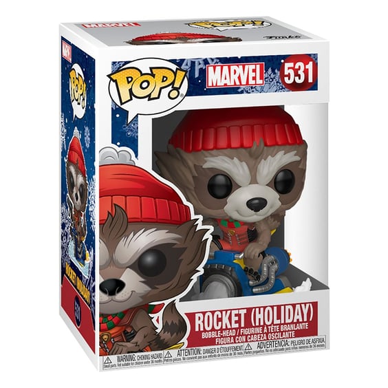 Фігурка Funko POP!: Marvel: Rocket (Holiday), (43334) 3