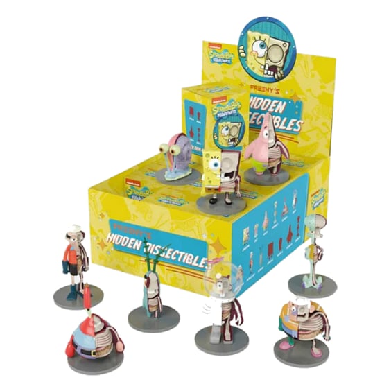 Фігурка Mighty Jaxx: Jason Freeny: Hidden Dissectibles: Spongebob Squarepants (Blind Box: 1 з 13), (44055)