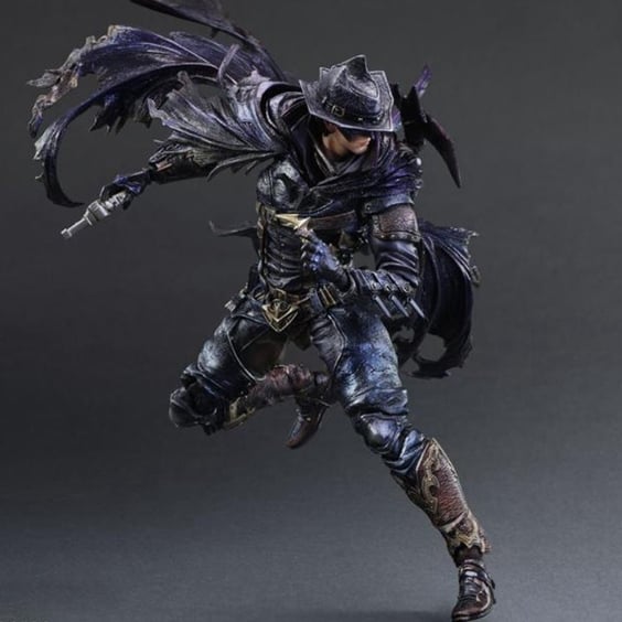 Коллекционная фигурка Play Arts KAI: DC: Timeless: Wild West: Batman (Black) (Comics Variant), (44338) 2