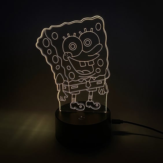 Акриловый светильник SpongeBob SquarePants: SpongeBob, (44440)