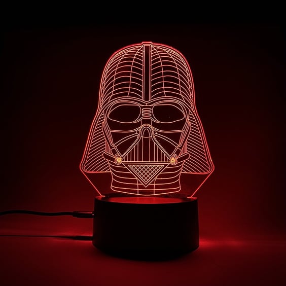Акриловий світильник Star Wars: Darth Vader: Helmet, (44565)