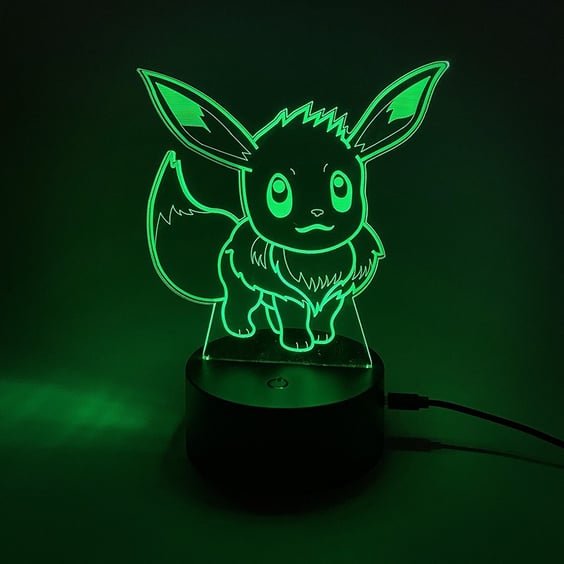 Акриловий світильник Pokemon: Eevee, (44586)