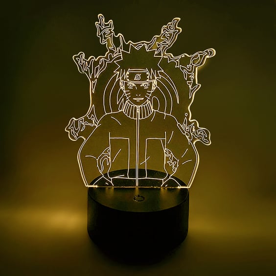 Акриловий світильник Naruto: Naruto w/ Eight Trigrams Seal, (44613)