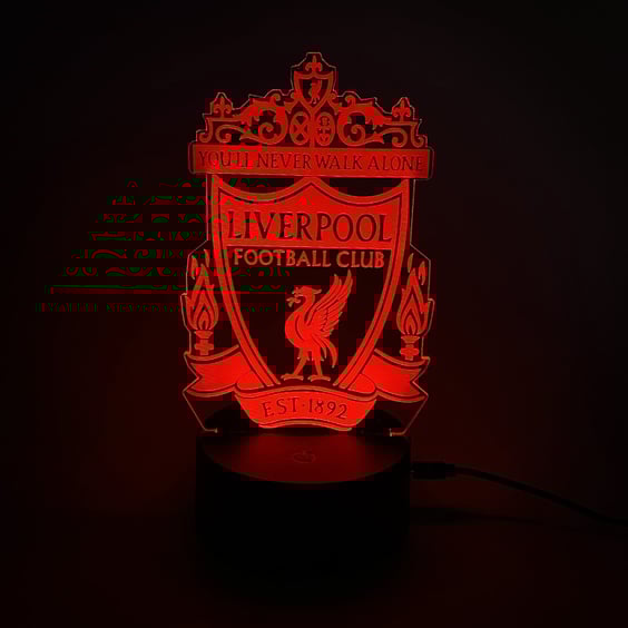 Акриловый светильник Liverpool: Logo, (44672)