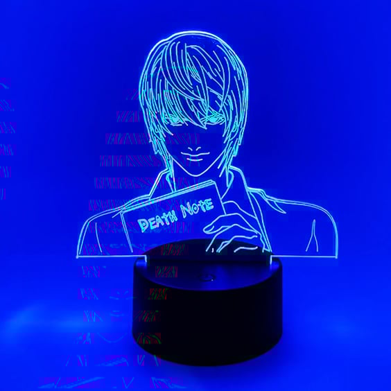 Акриловый светильник Death Note: Yagami Light, (44707)