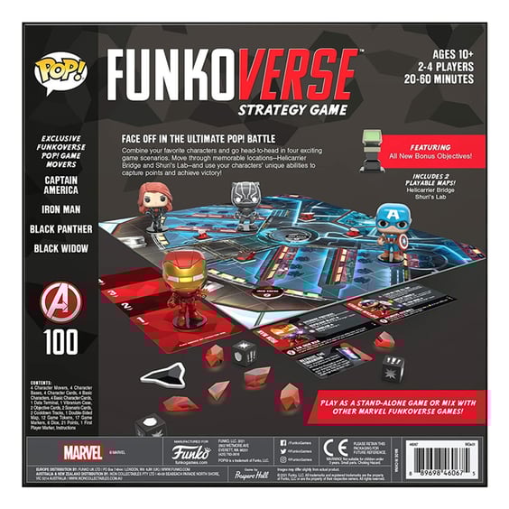 Настольная игра Funko POP!: Funkoverse: Marvel (100), (46067) 4