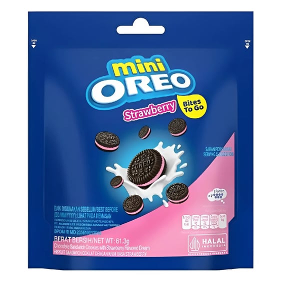 Печенье Oreo: Mini: Strawberry Flavour, (462534)