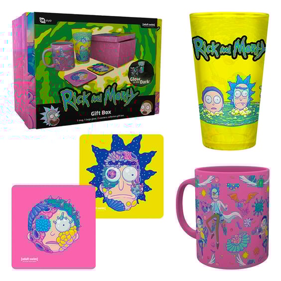 Комплект посуды GB Eye: Rick & Morty: Rick and Morty's Adventures, (485635)