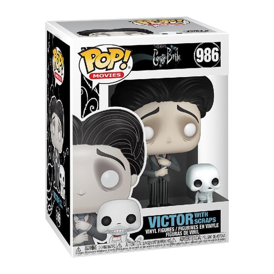 Фігурка Funko POP!: Movies: Corpse Bride: Victor w/ Scraps, (49045) 3