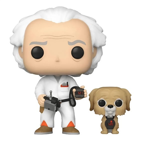 Фігурка Funko POP!: Movies: Back to the Future: Doc and Einstein (Walmart Exclusive), (49685) 2