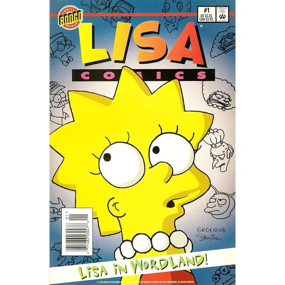 Комик The Simpsons. Lisa Comics. Lisa in Wordland! Volume 1. #1, (498002)