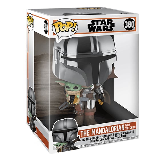 Фігурка Funko POP!: Star Wars: The Mandalorian: Mandalorian w/ The Child, (49931) 3