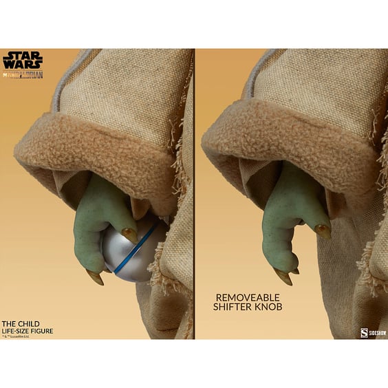 Коллекционная фигура Sideshow: Collectibles: Life-Size: Star Wars: The Mandalorian: The Child, (50611) 10