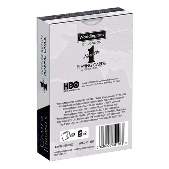 Игральные карты Winning Moves: Waddingtons Number 1: Game of Thrones, (51088) 5