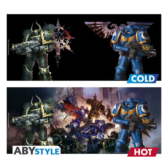 Кухоль-хамелеон ABYstyle: Warhammer 40000: Loyalist vs Traitor, (51282) 2