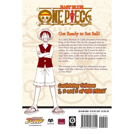 Манґа One Piece. East Blue. Volume 1 (3-in-1 Edition: Volumes 1-3) (Omnibus), (536255) 12