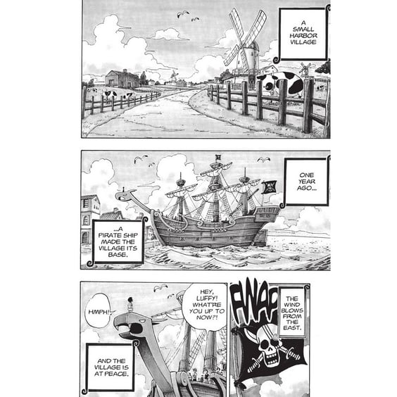 Манґа One Piece. East Blue. Volume 1 (3-in-1 Edition: Volumes 1-3) (Omnibus), (536255) 9