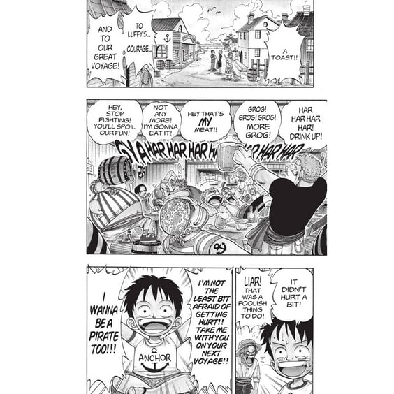 Манґа One Piece. East Blue. Volume 1 (3-in-1 Edition: Volumes 1-3) (Omnibus), (536255) 10