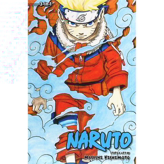 Манґа Naruto. Naruto Uzumaki. Volume 1 (3-in-1 Edition: Volumes 1-3) (Omnibus), (539898)