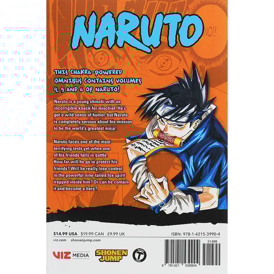 Манґа Naruto. The Hero's Bridge!!. Volume 2 (3-in-1 Edition: Volumes 4-6) (Omnibus), (539904) 6