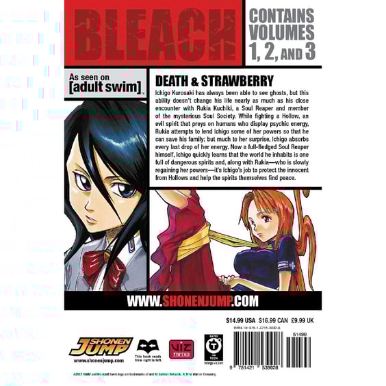Манґа Bleach. Death & Strawberry. Volume 1 (3-in-1 Edition: Volumes 1-3) (Omnibus), (539928) 14