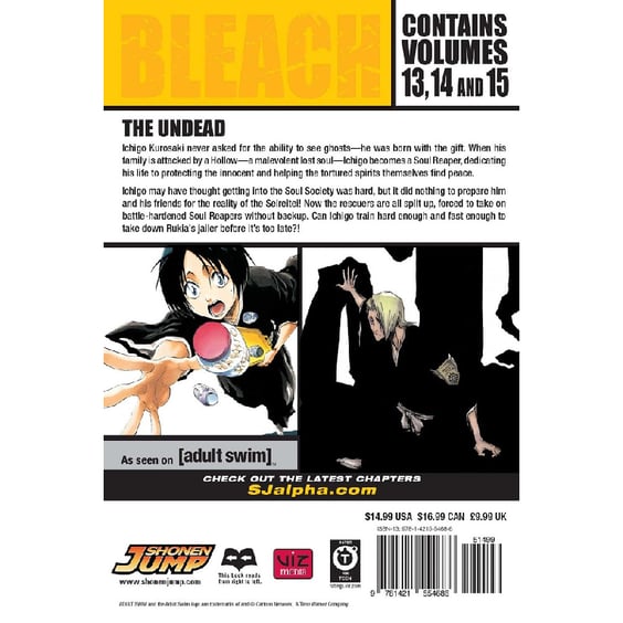 Манга Bleach. The Undead. Volume 5 (3-in-1 Edition: Volumes 13-15) (Omnibus), (554686) 6