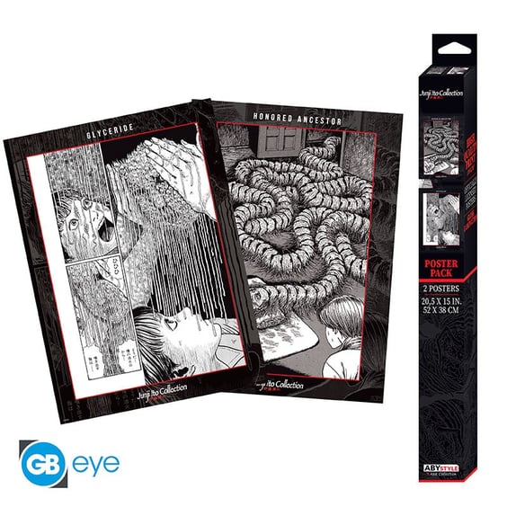 Набор постеров GB Eye: Chibi: Junji Ito Collection: Honored Ancestor and Glyceride (2 шт.), (55655) 5