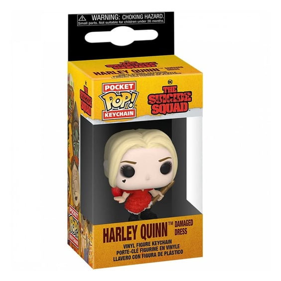 Брелок Funko Pocket POP!: Keychain: DC: The Suicide Squad: Harley Quinn (Damaged Dress), (56007) 3