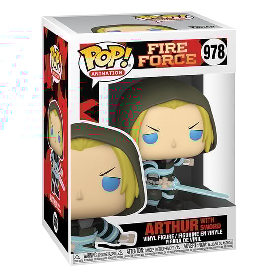 Фігурка Funko POP!: Animation: Fire Force: Arthur w/ Sword, (56156) 3