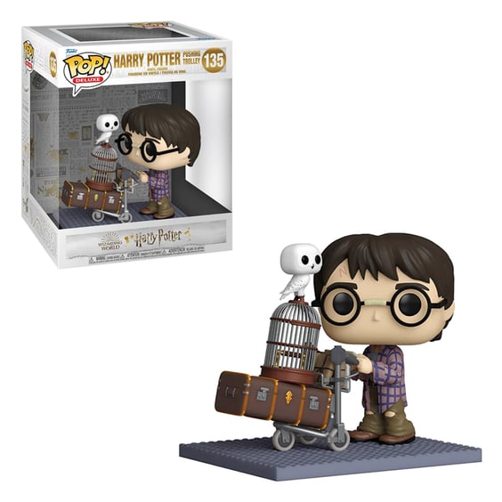 Фигурка Funko POP! Deluxe: Wizarding World: Harry Potter: Harry Potter Pushing Trolley, (57360)