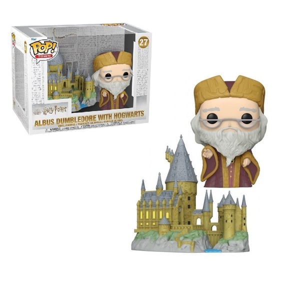 Фігурка Funko POP!: Town: Wizarding World: Harry Potter: Albus Dumbledore w/Hogwarts, (57369)