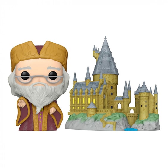 Фігурка Funko POP!: Town: Wizarding World: Harry Potter: Albus Dumbledore w/Hogwarts, (57369) 2