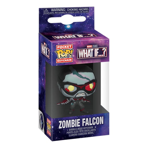 Брелок Funko Pocket POP!: Keychain: Marvel (Studios): What If...?: Zombie Falcon, (57401) 3