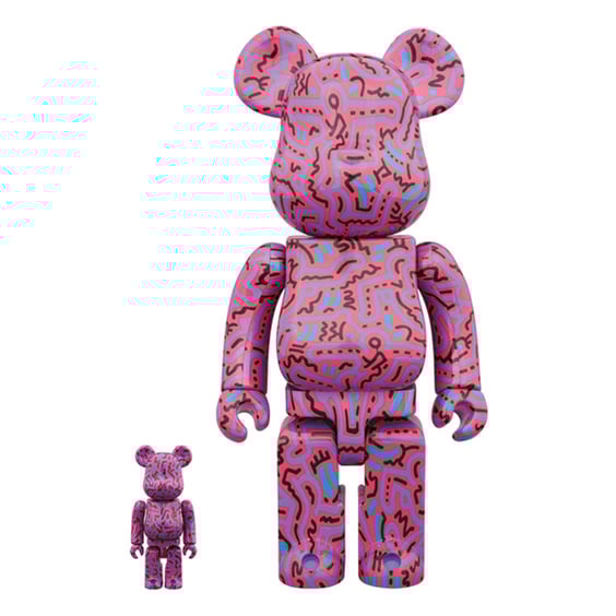 *Original* Be@rbrick: Keith Haring: #2 (Set) (100% & 400%), (574110)