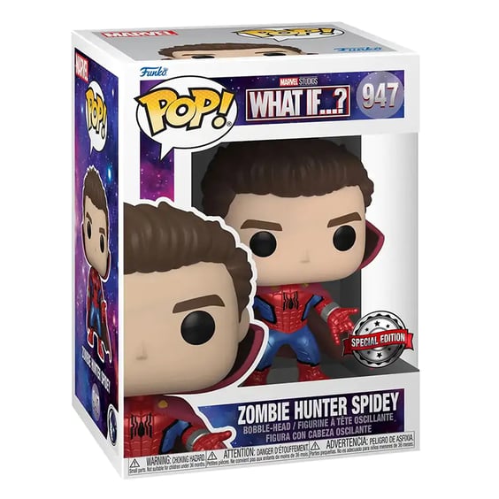 Фігурка Funko POP!: Marvel (Studios): What If...?: Zombie Hunter Spidey, (58253) 3