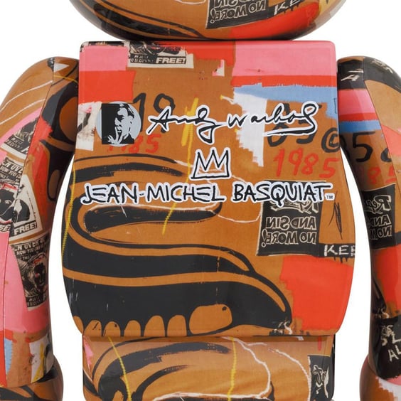 *Original* Be@rbrick: Andy Warhol x Jean-Michel Basquiat: #2 (1000%), (594958) 2