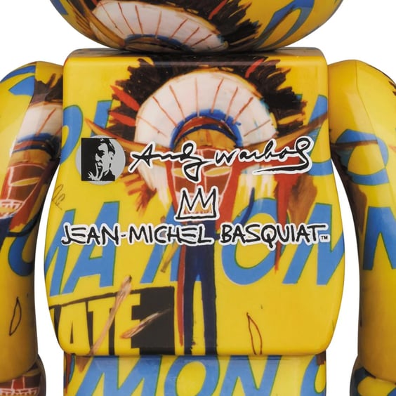 *Original* Be@rbrick: Andy Warhol & Jean-Michel Basquiat: #3 (Set) (100% & 400%), (596310) 4