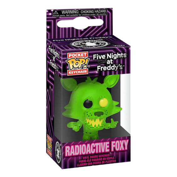 Брелок Funko Pocket POP!: Keychain: Five Nights at Freddy’s: Radioactive Foxy, (59694) 3