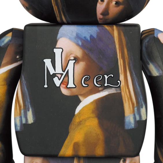 *Original* Be@rbrick: Mauritshuis: Johannes Vermeer: Girl with a Pearl Earring (Set) (100% & 400%), (599915) 4