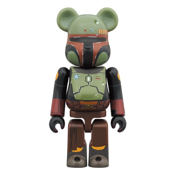 *Original* Be@rbrick: Star Wars: The Mandalorian: Boba Fett (Recovered Armor) (Set) (100% & 400%), (602073) 2