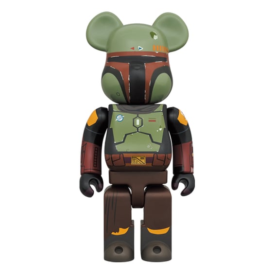 *Original* Be@rbrick: Star Wars: The Mandalorian: Boba Fett (Recovered Armor) (Set) (100% & 400%), (602073) 3