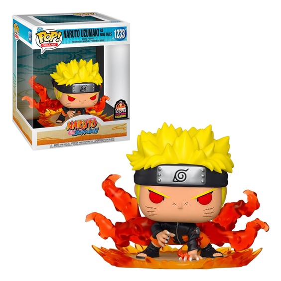 Фигурка Funko POP!: Deluxe: Naruto: Naruto Uzumaki as Nine Tails (L.A. Comic Con 2022 Show Exclusive), (60296)