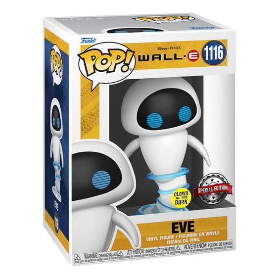 Фигурка Funko POP!: Disney & Pixar: WALL-E: EVE (Special Edition) (Glows in the Dark), (60334) 4