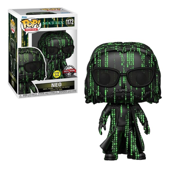 Фігурка Funko POP!: Movies: The Matrix: Neo (Special Edition) (Glows in the Dark), (60382)