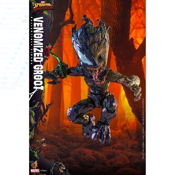 Колекційна фігура Hot Toys: Television Masterpiece: Marvel: Spider-Man: Maximum Venom: Venomized Groot, (605986) 3