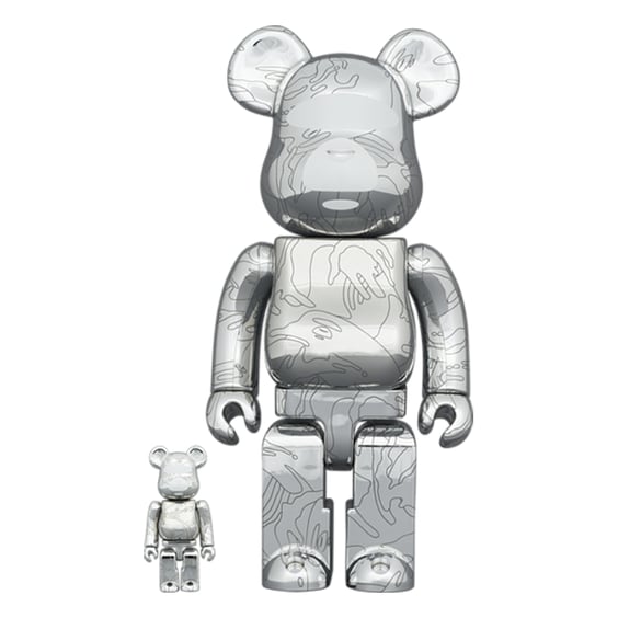 *Original* Be@rbrick: AAPE by Bathing Ape(r): 10th Anniversary (Set) (100% & 400%), (607399)