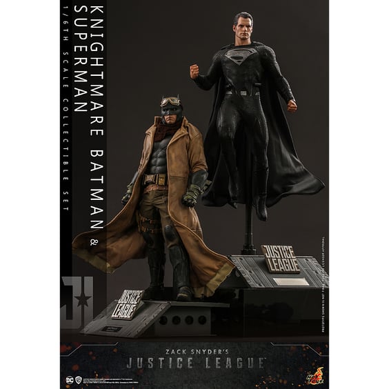 Колекційні фігури Hot Toys: DC: Justice League: Knightmare Batman and Superman, (607430)