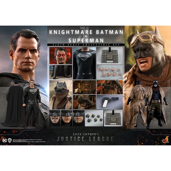 Колекційні фігури Hot Toys: DC: Justice League: Knightmare Batman and Superman, (607430) 11