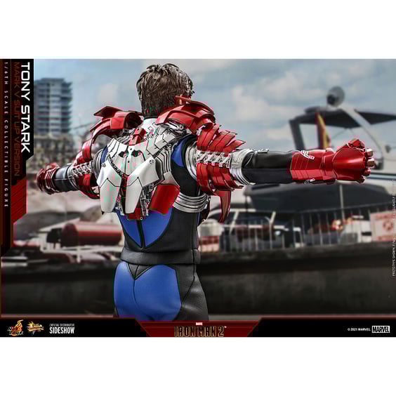 Колекційна фігура Hot Toys: Marvel: Iron Man 2: Tony Stark (Mark V Suit Up Version), (608147) 11