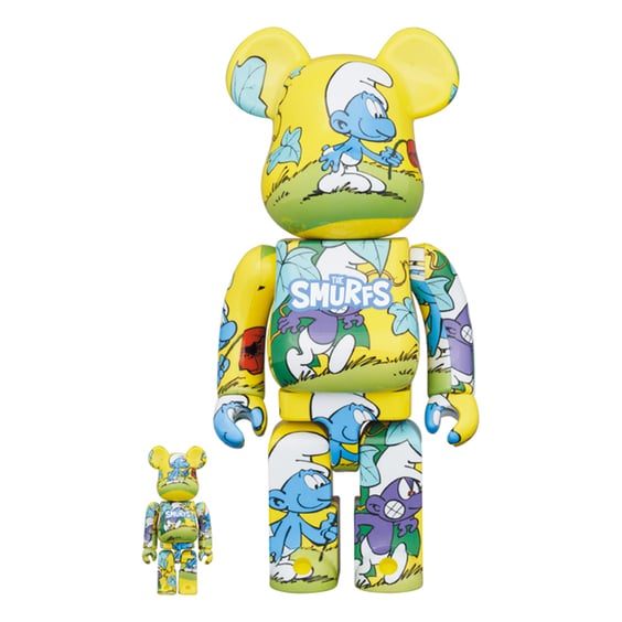 *Original* Be@rbrick: The Smurfs: The Purple Smurfs (Set) (100% & 400%), (608952)